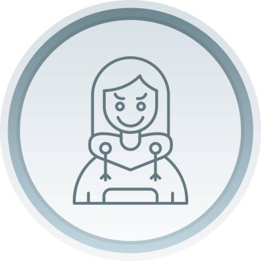 Dişi Avatar. Web simgesi