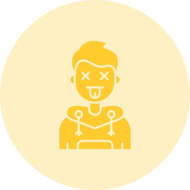 İnsan simgesinin vektör illüstrasyonu