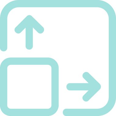 ok simgesi, vektör illüstrasyonu