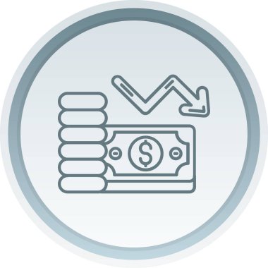 İş simgesinin vektör illüstrasyonu, finans kavramı