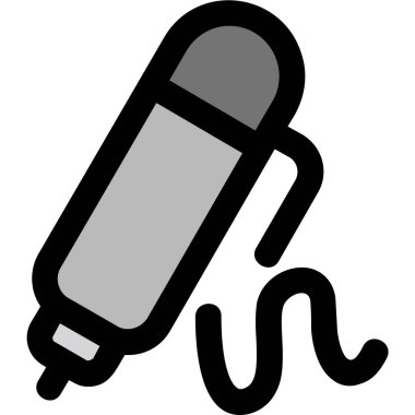 Daha hafif bir karikatür simgesinin vektör çizimi