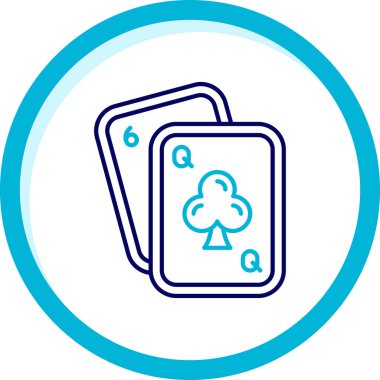 para kartları simgesi modada izole edilmiş arkaplan