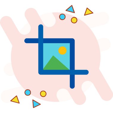 harita konumu ikon vektör illüstrasyonu