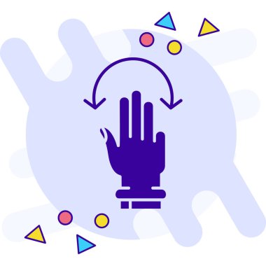 el simgesi vektör illüstrasyonu