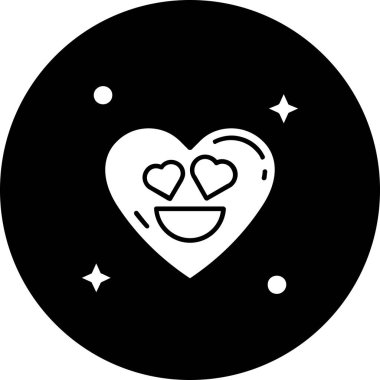 Bir kalp simgesinin vektör illüstrasyonu