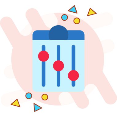 Bir virüsün tıbbi ikonunun vektör çizimi.