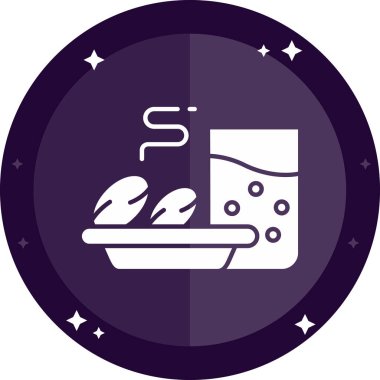 Gıda simgesinin vektör illüstrasyonu