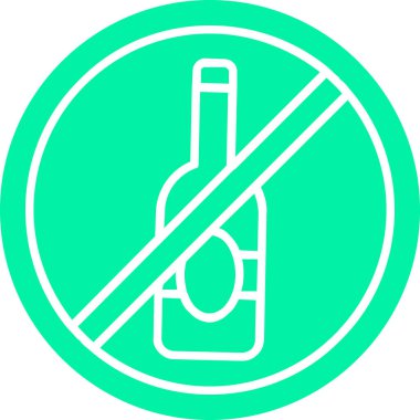 Yasak simge vektör illüstrasyonu