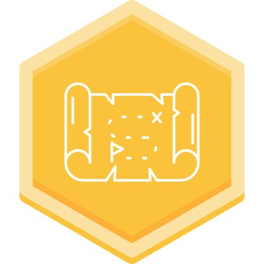 Oyunun tek bir simgesinin vektör illüstrasyonu