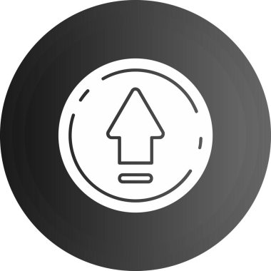 Yükle. Web simgesi basit illüstrasyon