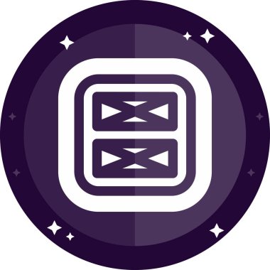 Modern b 'nin vektör çizimi pizzanın simge unsurundan yoksun