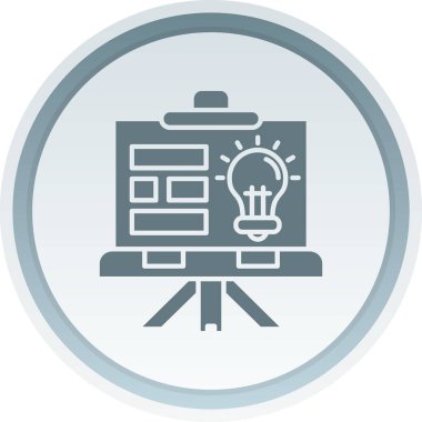 fikir simgesi, vektör illüstrasyonu