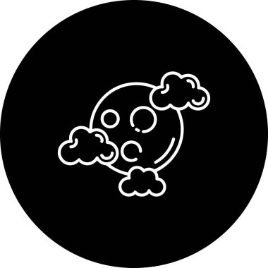 Şirin bir simgenin vektör illüstrasyonu