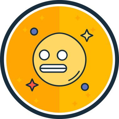 emoji simgesinin vektör illüstrasyonu