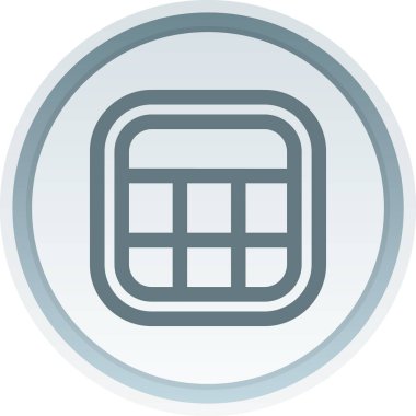 Hesap makinesi simgesinin vektör illüstrasyonu