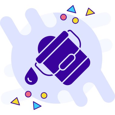 Bira. Web simgesi basit illüstrasyon