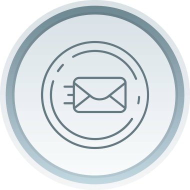 Zarf mektup simge vektör çizim