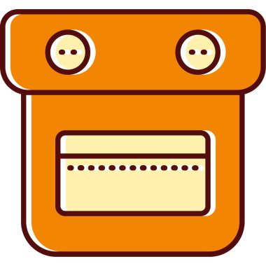 Robotun retro tarzı karikatürü