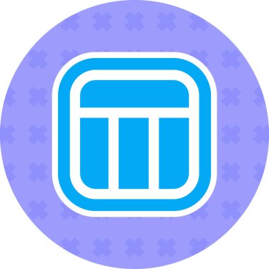 Modern b 'nin vektör illüstrasyonu eksik simgesi