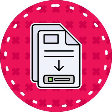 dosya dizini simgesi, vektör illüstrasyonu