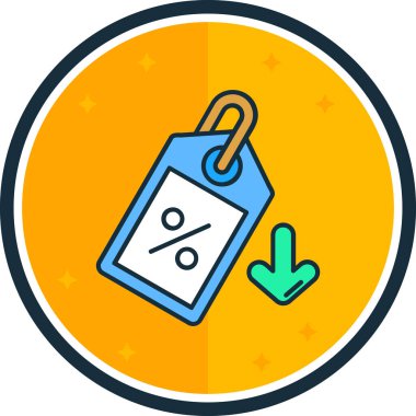 indirimli fiyat simgesi