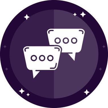 Sohbet web vektör illüstrasyonu