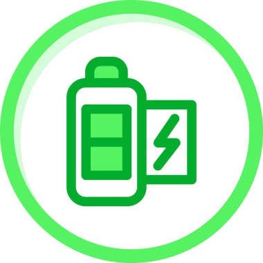 Pil. Web simgesi basit tasarım