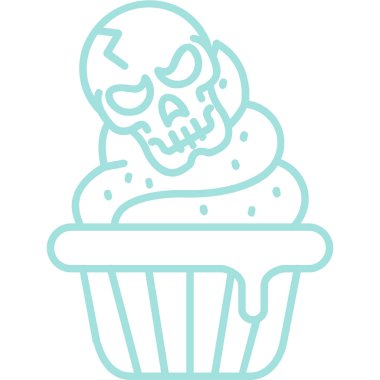 dondurma ikonu vektör illüstrasyonu