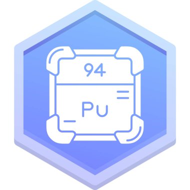 25 - 9 kimyasal element vektör simgesi