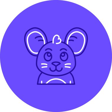 Tavşan. Web simgesi basit illüstrasyon