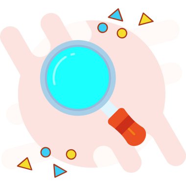 Bir zar oyununun düz vektör çizimi