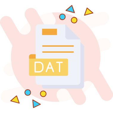 Veri analiz simgesi vektörde. Logotype