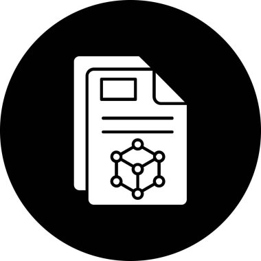 Dosya. Web simgesi basit illüstrasyon