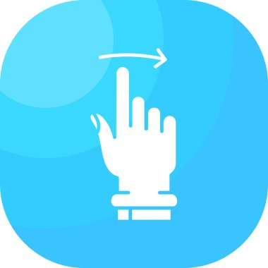 işaret parmağı simgesi - taslak biçimi