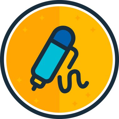 Modern simgenin vektör illüstrasyonu