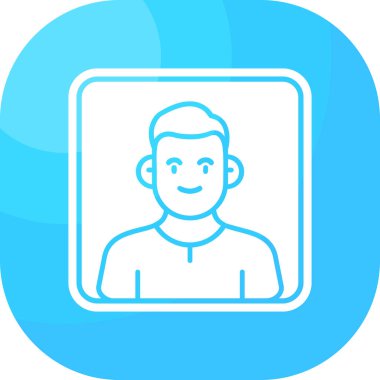 İnsan simgesinin vektör illüstrasyonu