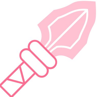 - Silah. Web simgesi basit tasarım