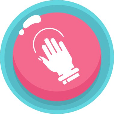 El simgesinin vektör illüstrasyonu