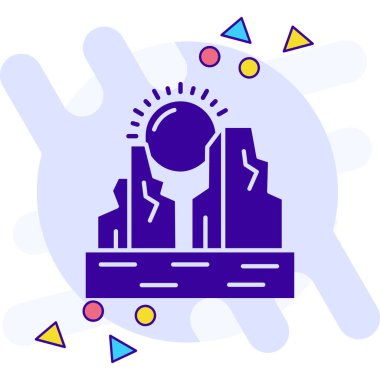 uydu kontrol simgesi, vektör illüstrasyonu