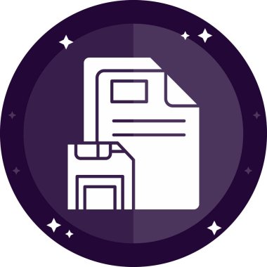 Modern ikon susuzluğunun vektör çizimi