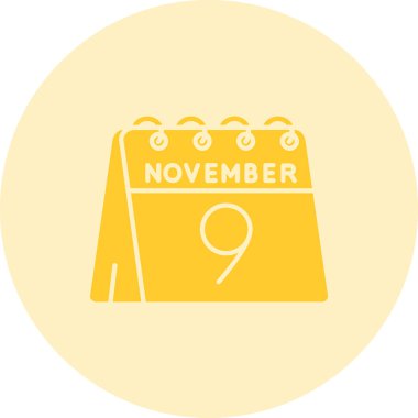 Kasım 27 tek günlük takvim ve takvim arkaplanı