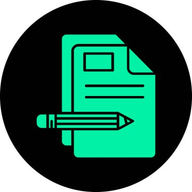 Vektör belgesi Simge illüstrasyonu