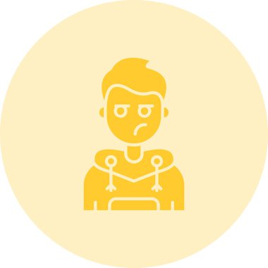 İnsan simgesinin vektör illüstrasyonu