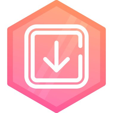 Modern bir simgenin vektör illüstrasyonu