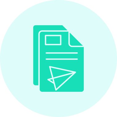 Dosya. Web simgesi basit illüstrasyon