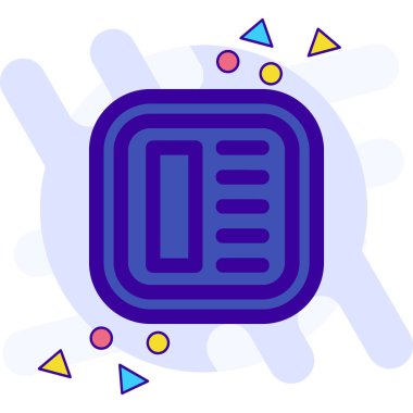 Kitap. Web simgesi basit illüstrasyon