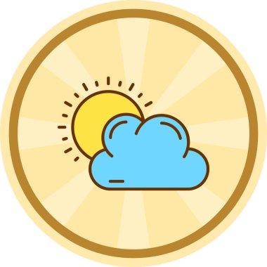 hava simgesi vektör illüstrasyonu