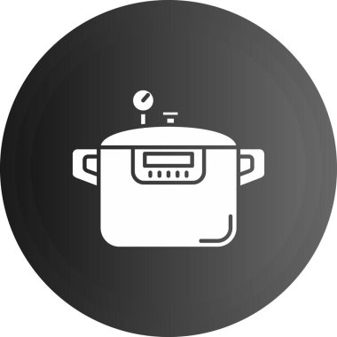 vektör ısıtıcısı, mutfak simgesi, illüstrasyon