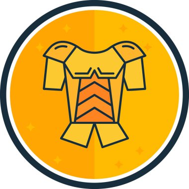 Tek bir izole simgenin vektör illüstrasyonu