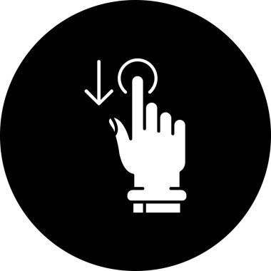 Işık simgesini tutan bir elin vektör çizimi